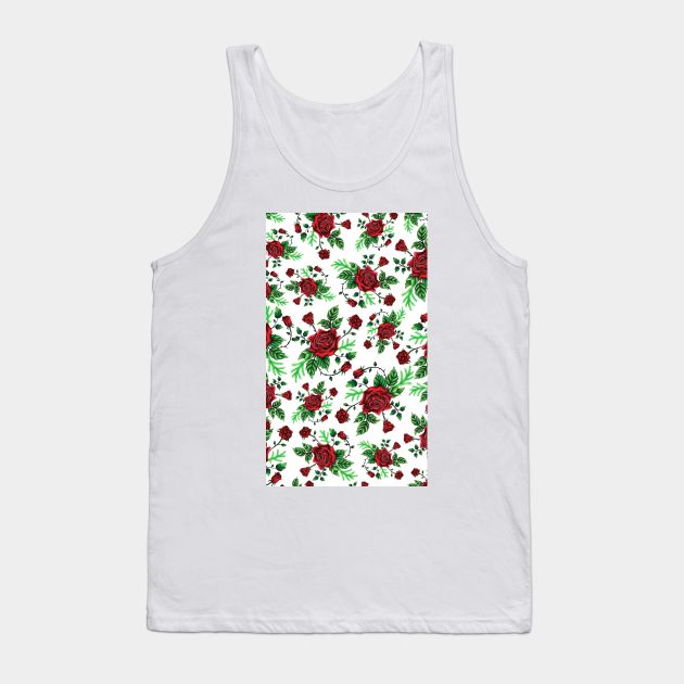 Roses Tank Top by hxrtsy